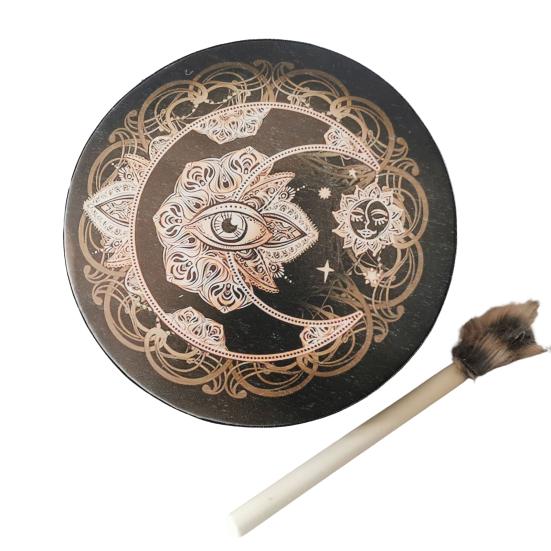 Shaman Drum Ethereal Anti-scratch Hand Sound Single Alchemical Fashion Moon Sound Healing Tool