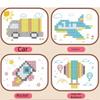 Montessori Concentration Children Puzzle Toy Large Particle Building Blocks  Girls