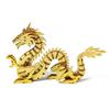 Dragon Gold A wooden 3D puzzle DIY craft kit that can be enjoyed by elementary school children to adults An educational toy for boys and girls A