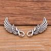 Ретро кулон-крыло из сплава для DIY украшений, 24x10 мм, 1262