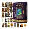 Tarot Advent Calendar 2025 24 Collectible 2D Tarot Card Figures Ornaments Set