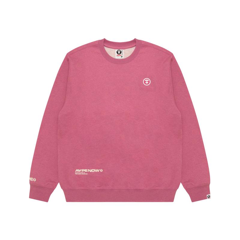 Aape logo-patch crew-neck sweater AAPSWMC348XAP