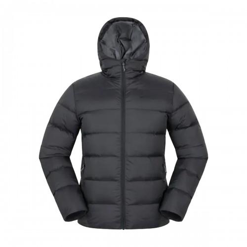 Mountain Warehouse Mens Stratus Down Packable Hooded Jacket