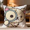 Модная наволочка-подушка R-RRilakkuma Мягкая моющаяся наволочка для дивана, кровати, путешествий, офиса