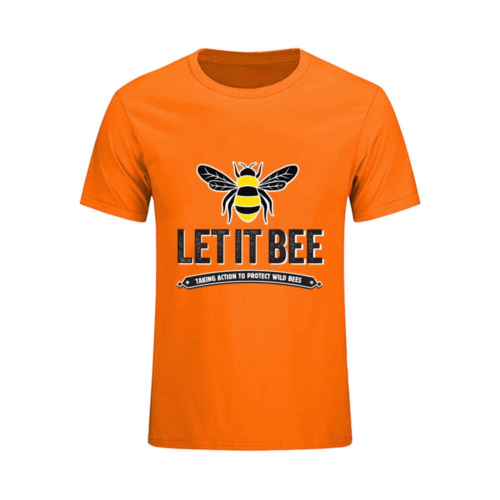 Honey Bee Fashion Funny T Shirt Lovely Personality Man Art Custom Cotton O Neck T