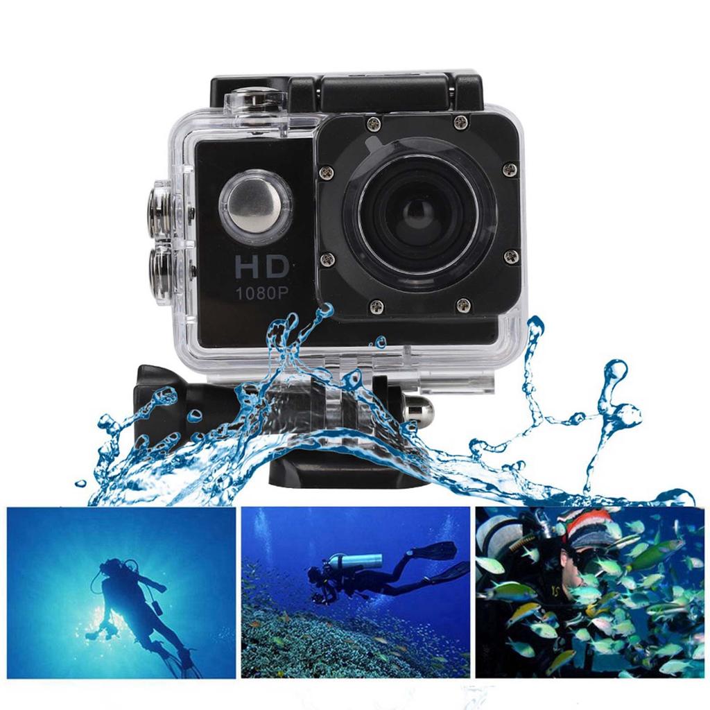 1080P Спортивная Экшн-камера для Уличной Спортивной Спортивной Камеры Водонепроницаемые Камеры Высокого Разрешения Угол обзора 140 Градусов