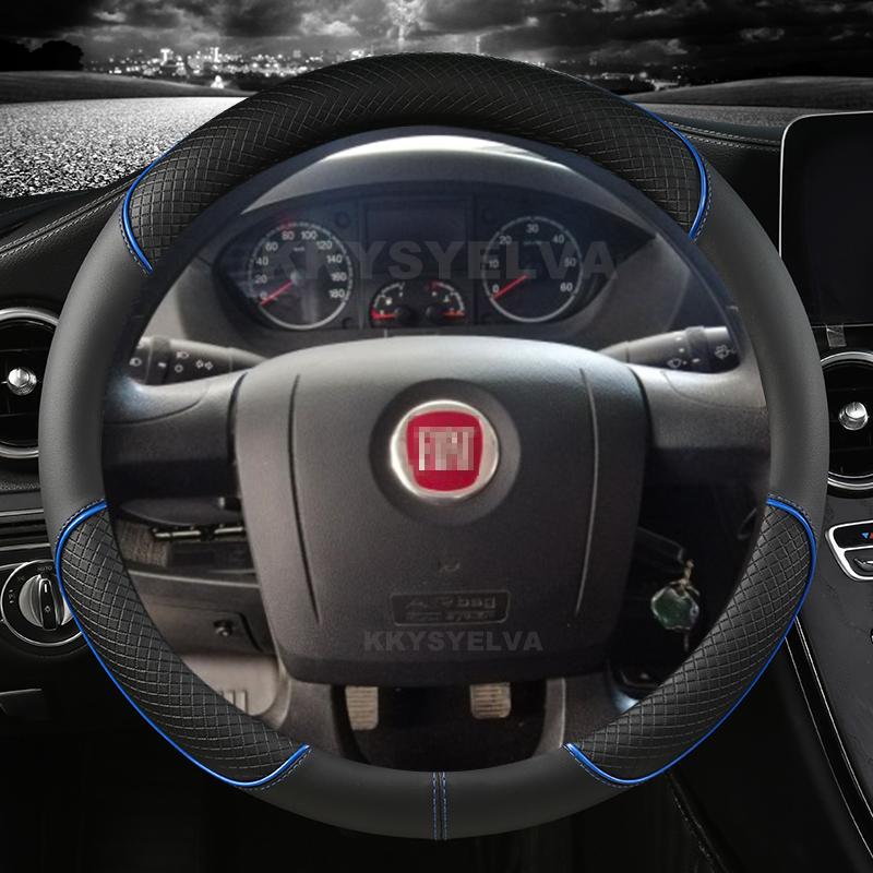 Кожаный чехол на руль автомобиля из микрофибры для Fiat Ducato Peugeot Boxer Citroen Jumper реле Ram ProMaster автоаксессуары