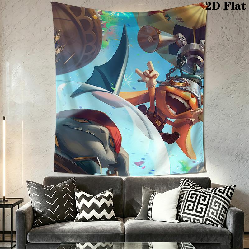 Legends of Runeterra Pattern Home Decor Tapestry, Wall Hanging, Decorative RV Wall Cloth.DGT0925191