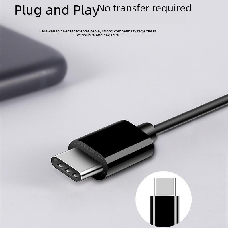 Наушники-вкладыши Heavy Bass Type-C для Huawei P30 Pro и Xiaomi