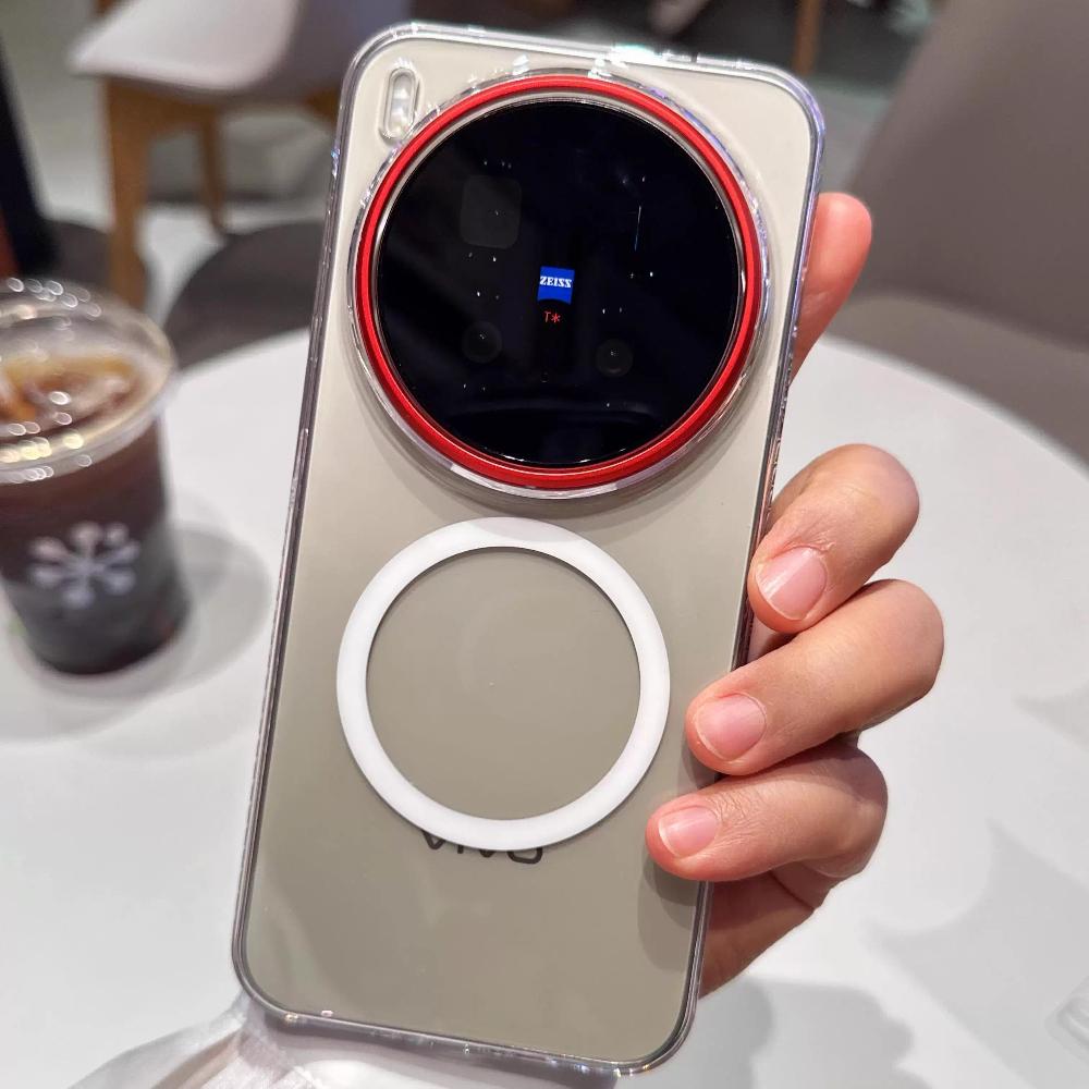 Для Vivo X300 Ultra X300s Чехол Прозрачный Ударопрочный Для Magsafe Магнитный Защитный Чехол для Телефона Для Vivo X300Ultra Минималистичный Корпус