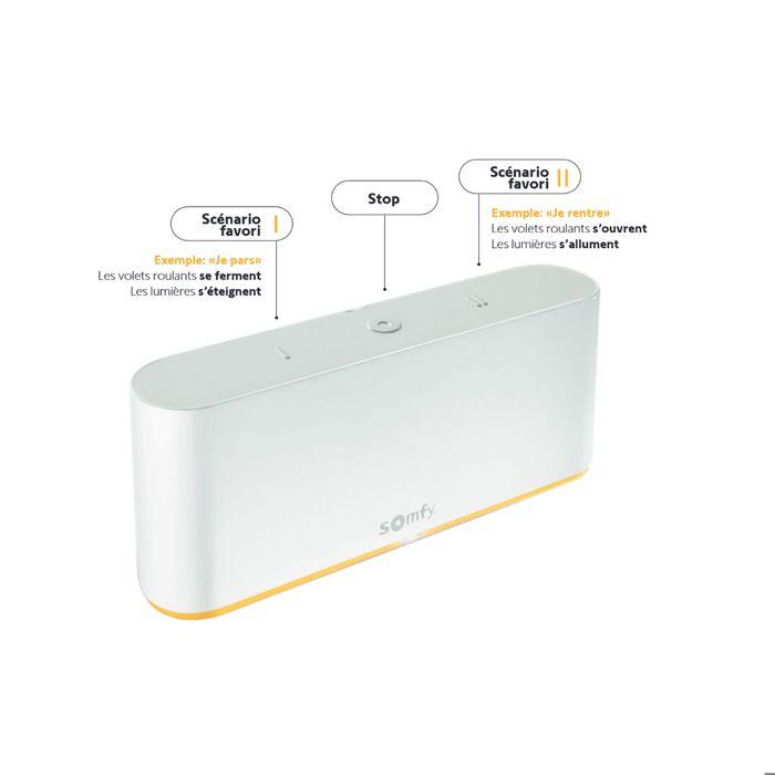 Somfy 1870595 - tahoma switch - commande intelligente pour centraliser et connecter votre logement - compatible io, rts & zigbee 3.0