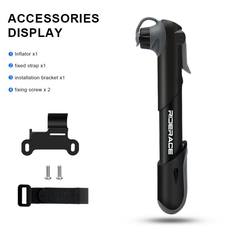 Mini Portable Bike Pump Bicycle Hand Inflator Multifunctional For Ball For Schrader Presta Valve Outdoor Cycling Accessories