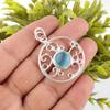 Blue Cat's Eye Gemstone Pendant, 925 Sterling Silver Pendant Jewelry, Handmade Jewelry Pendant, Balancing Jewelry Gift For Women