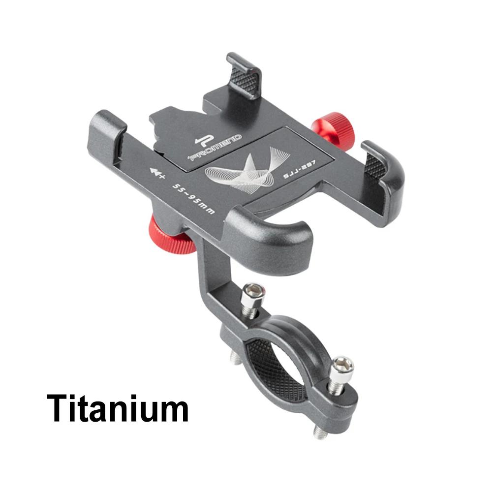 Bike Motorcycle Phone Holder Aluminum Handlebar Phone Mount Adjustable Non-Slip