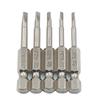 5Magnetic Triangle Heads Screwdrivers Bits Steel 1 4 Hex Shank Alloy 50mm