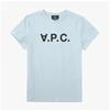 ApeSSe Cobqx H26943 Iab Light Blue Vpc Velvet Logo Men S Short Sleeve Tee
