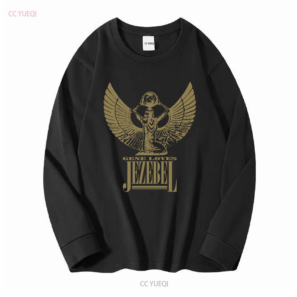 Gene Loves Jezebel Великолепная футболка винтажная стираная топ для повседневной носки унисекс мужской дышащий с принтом универсальный повседневный