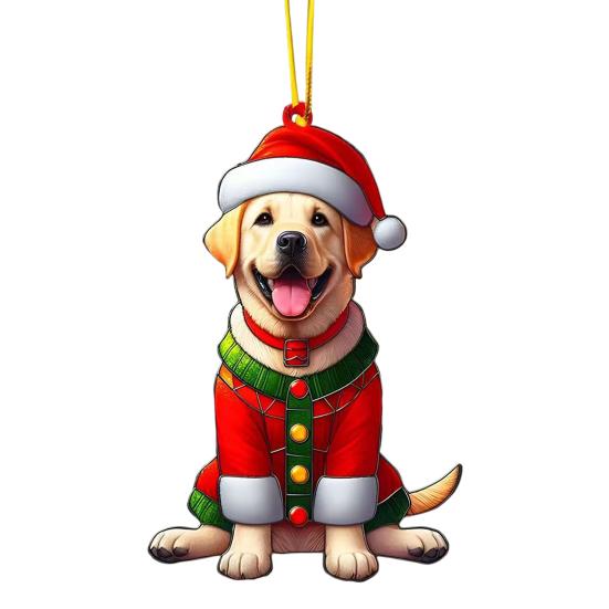 Yousheng 2D Акриловое Рождественское Украшение Милый Плоский Белый Медведь/Осьминог/Попугай Животное Подвеска на Зеркало Заднего Вида Автомобиля Аксессуары для Интерьера Автомобиля для Окна Стены