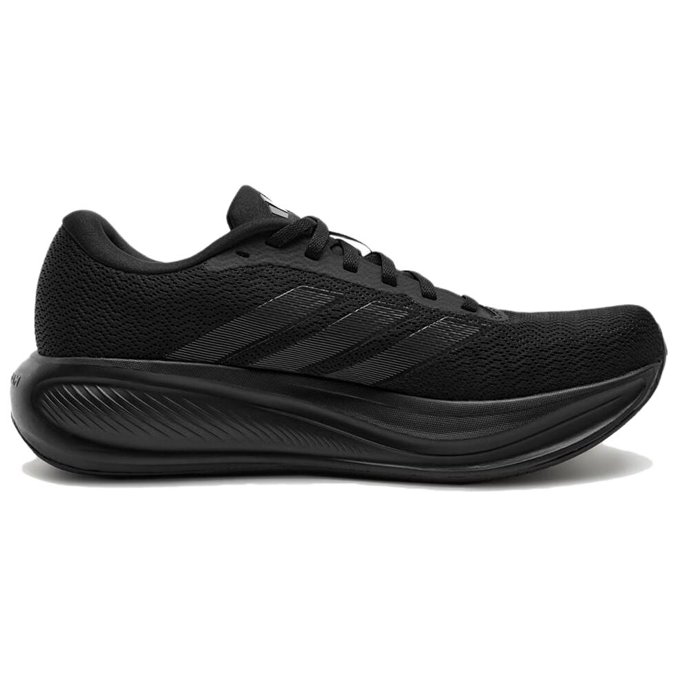 adidas RESPONSE RUNNER 2 Ткань износостойкая дышащая поддержка Беговая обувь Унисекс Черный KJ1737