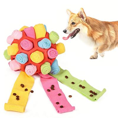 Питомец Snuffle Ball Интерактивная игрушка-дозатор лакомств Тренировка нюха Головоломка для собак Снятие стресса Машина от скуки Машинная стирка