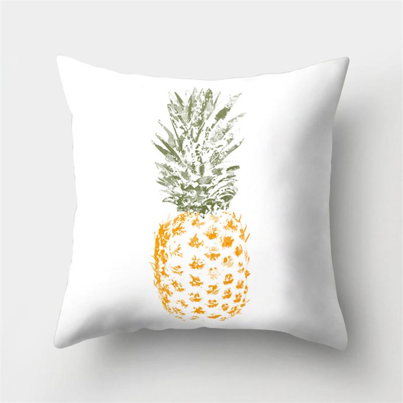 Наволочка с принтом ананаса для дома, гостиной, дивана, украшения автомобиля, поясная наволочка, наволочка