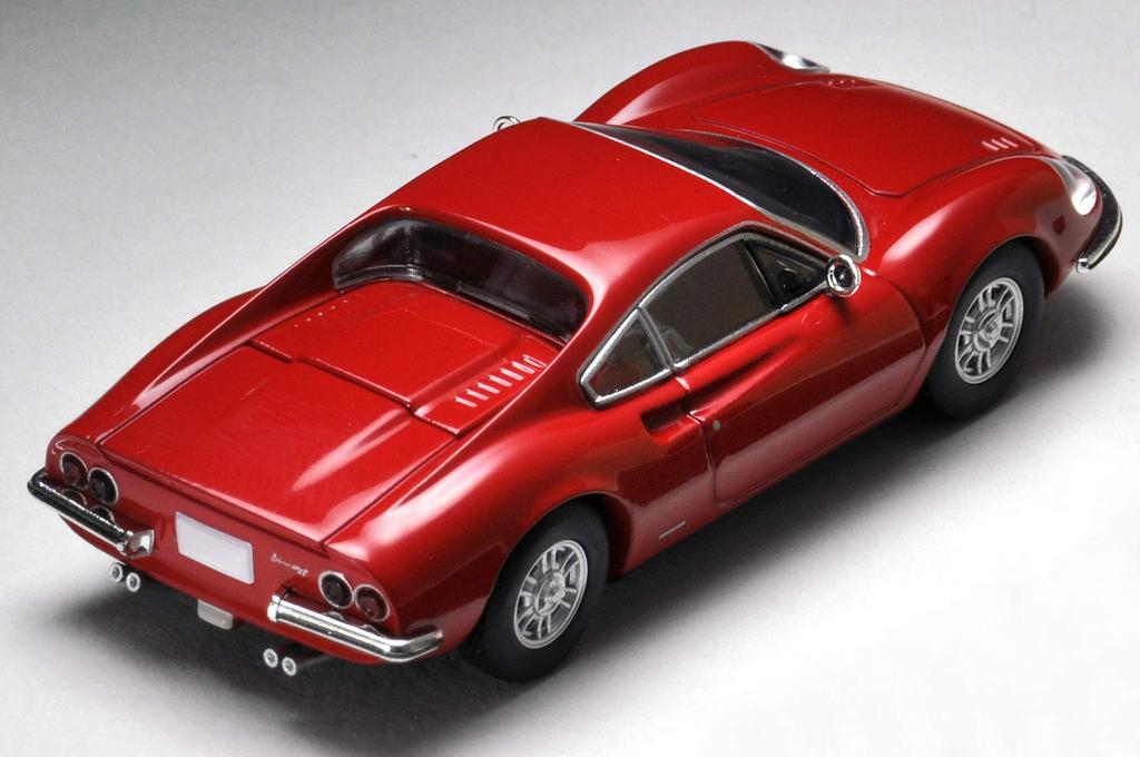 Tomica Limited Vintage TLV Dino 246GT Красный 1/64 (Готовая модель)