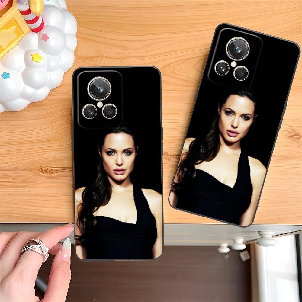 Angel Jolie Mobile Cell Phone Case for Realme 15 14 13 12 11 10 9 Pro Plus T i Lite 5G Colorful Printing Cover Smartphone Luxury