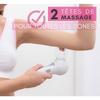 Masseur à vide anti-cellulite - CELLUSTOP - Aspirateur Palper-Rouler - 2 ventouses - Batterie 800mAh - Recharge USB