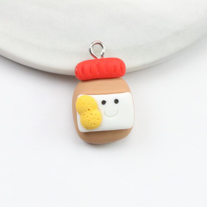 20Pcs Kawaii Animal Toy Resin Pendant Bear Bee Flower for DIY Decoration Neckalce Earring Key Chain Jewelry Making Handmade