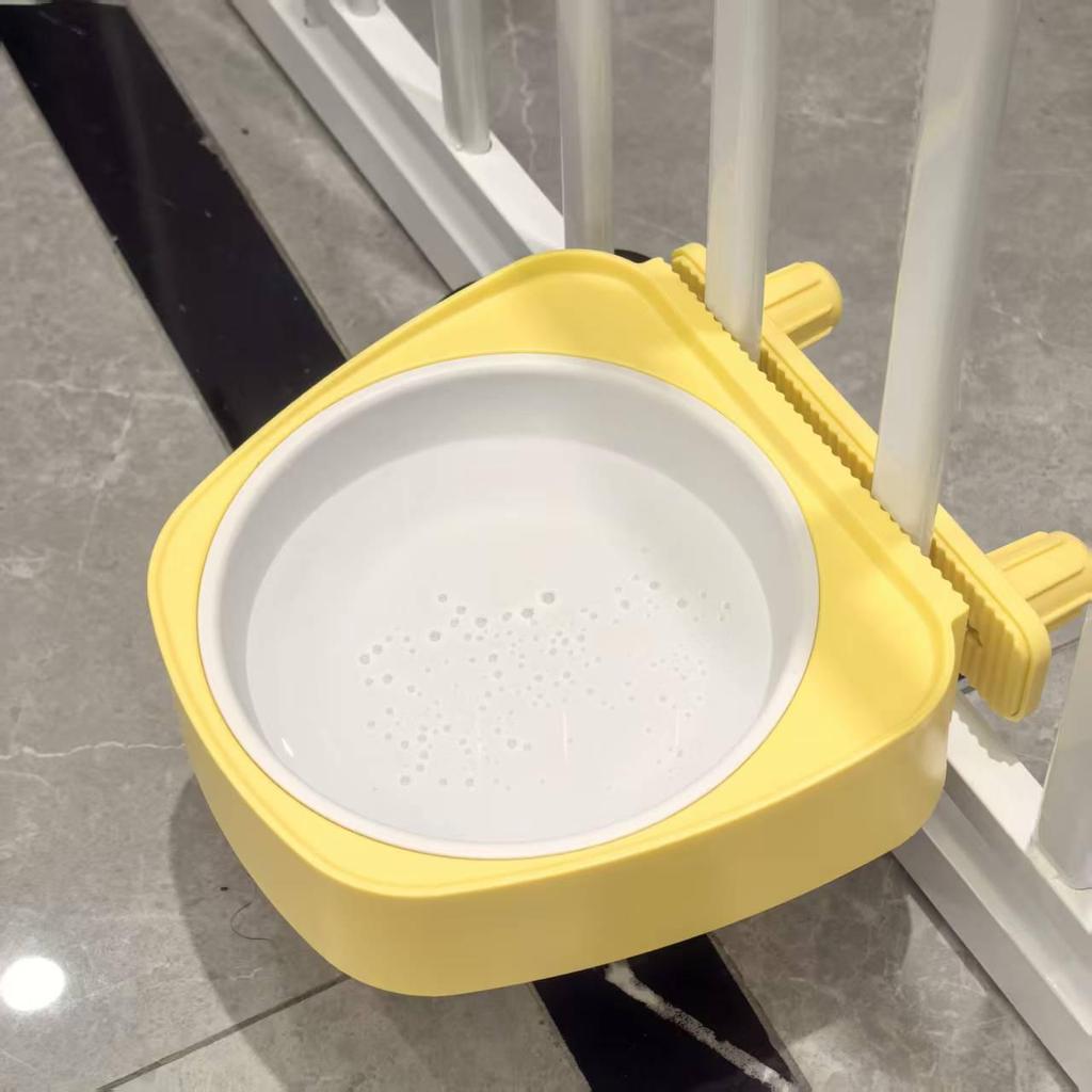 Напольная подвесная клетка, миска для еды и воды для собак и кошек среднего и крупного размера, нескользящая миска