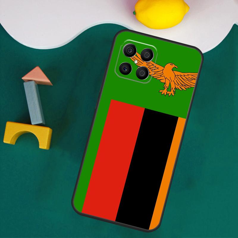 Чехол Флаг Замбии для Honor 200 Lite 50 70 90 X9a X8a X8 X9 X8b X9c X9b Honor Magic 5 6 Pro 7 Lite