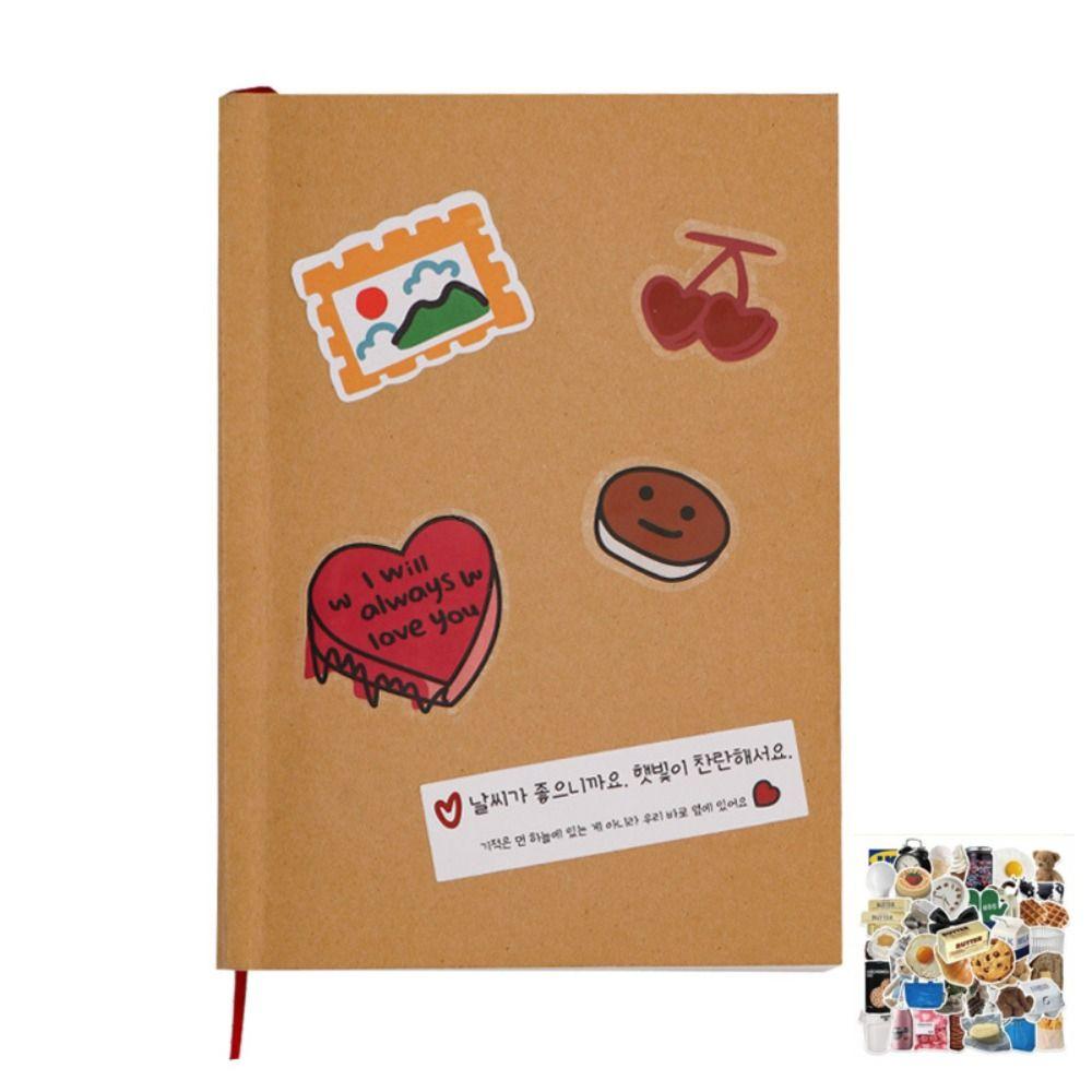 High Appearance Level Blank Notebook Blank Pages Diary Notebook Drafts Writing