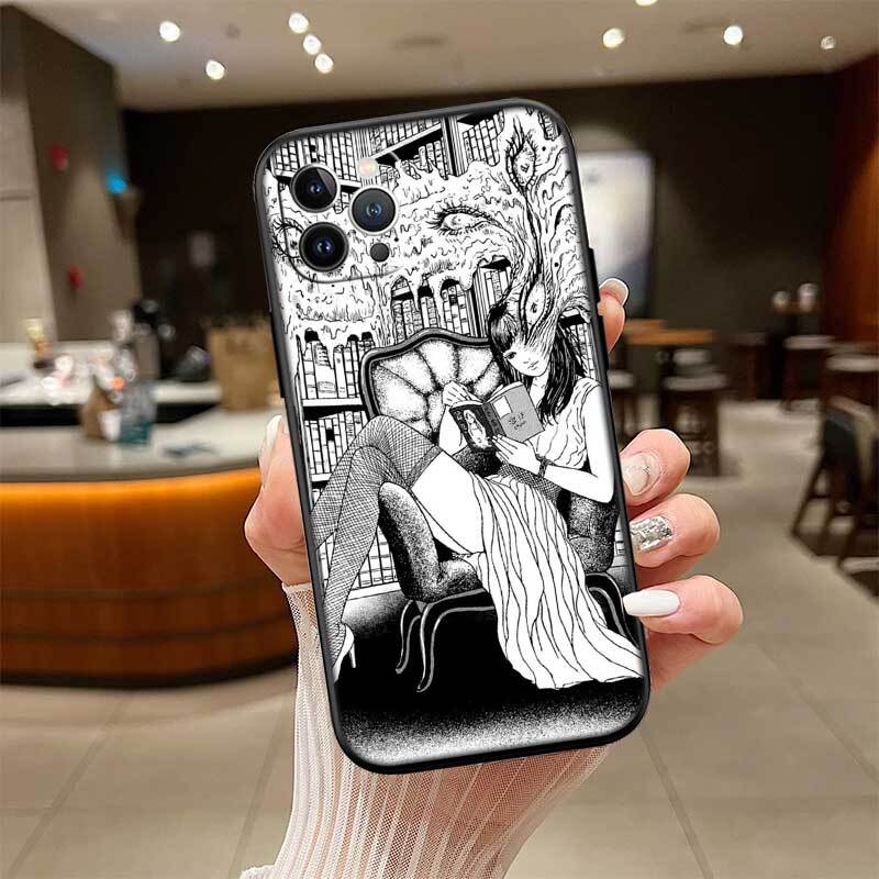 Junji Ito Tomie Phone Case for Xiaomi Poco C40 C51 C50 C55 C65 C71 C75 C85 F8 F7 F6 F5 F3 F2 X7 X6 X4 X3 X2 M7 M6 M5 M4 M3 M2 Pro