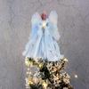 New Decoration Festive Xmas Christmas Tree Angel Pendant Topper Angel Fairy