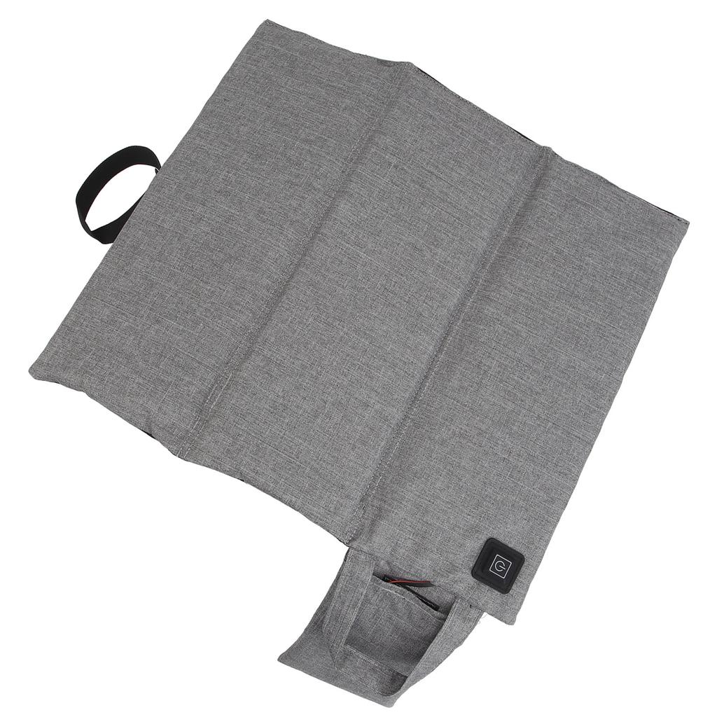 Foldable Heated Seat Cushion 3 Fold USB Heating Adjustable Temperature Heated Folding Chair Cushion