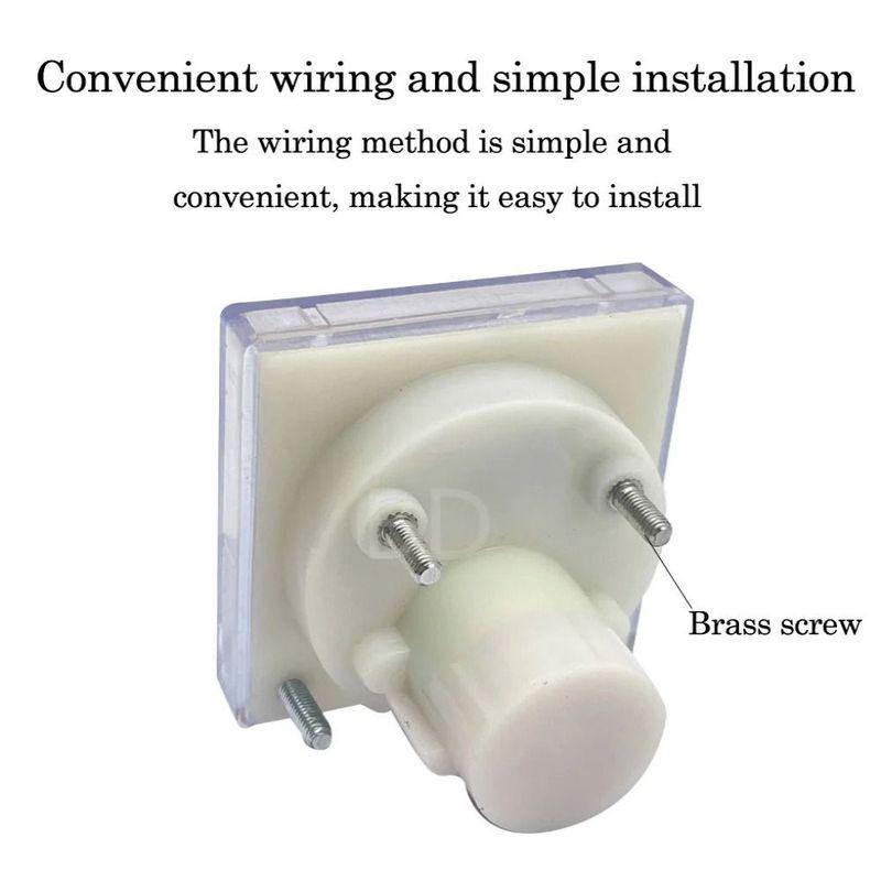 91L4 Voltage Meter DC 0-250V Square Pointer Type DC Voltmeter Portable Analog Volt Pointer Needle Analog Panel Voltage Gauge