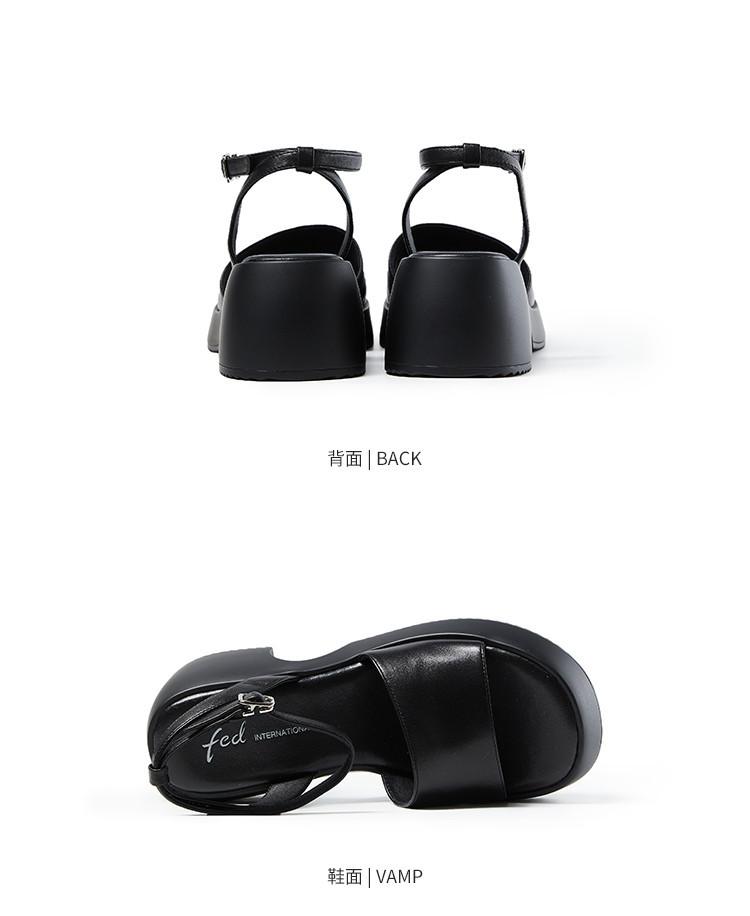 Sheepskin Women's Sandals: Summer Versatile Commuter Sponge Cake Thick Bottom Sports and Leisure Leather Strap Roman Sandals for Women