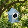 Wall Mounted Wooden Bird House Handmade Bird Breeding Box Hummingbird House  Outdoor Use