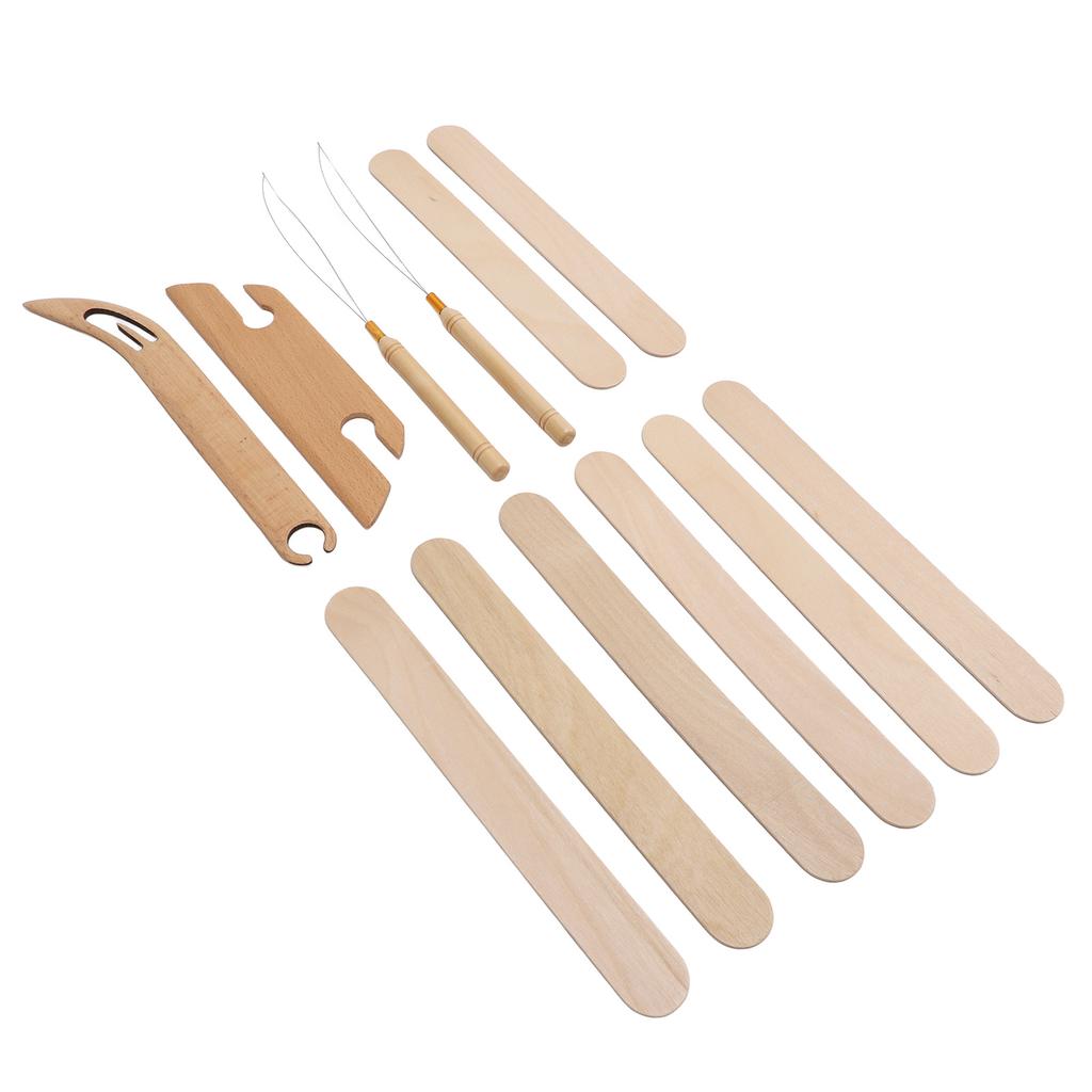 Набор из 12 шт. ткацких челноков для станков, челноки из бука, набор инструментов для детей, взрослых начинающих, рукоделие