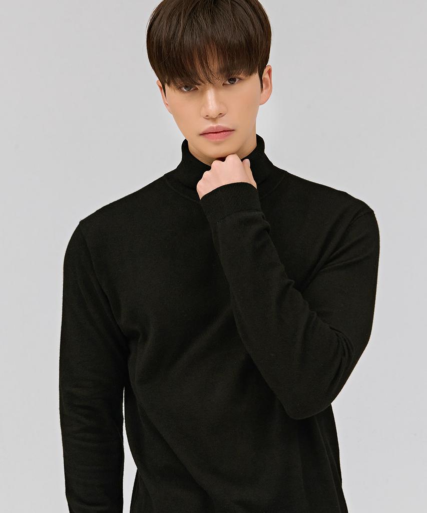 CHASECULT Men'S Basic Turtleneck Sweater-Dfrk5218D03