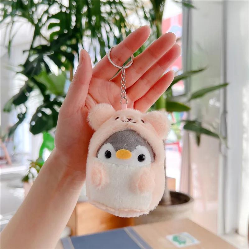 Costume Penguin Doll Cute Change Into A Small Penguin Keychain Plush High-Quality Durable Child-Safe Non-Toxic Toy