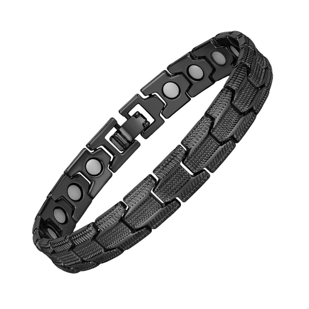 Retro Style Women Men Magnetic Bracelet Wheel-patterned Men Bangle Wristband Festival Party