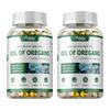 Oregano oil complex soft capsules, combined with black cumin oil, for immune health, antioxidant, and suitable for adults.