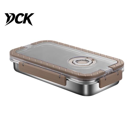 Space Saving Storage Solution Stainless Steel Crisper Box with Sealing Lid And Handle, Large Capacity Stackable Dry Food Organizer Bread Box,