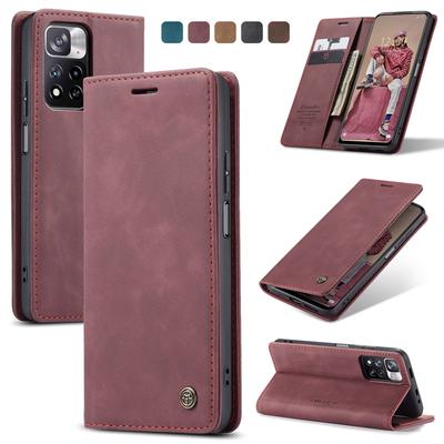Магнитный чехол CaseMe для iPhone Samsung Huawei Xiaomi Retro Wallet Кожаный чехол