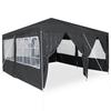 Party Tent Anthracite 400 x 400 x 266 cm Polyethylene