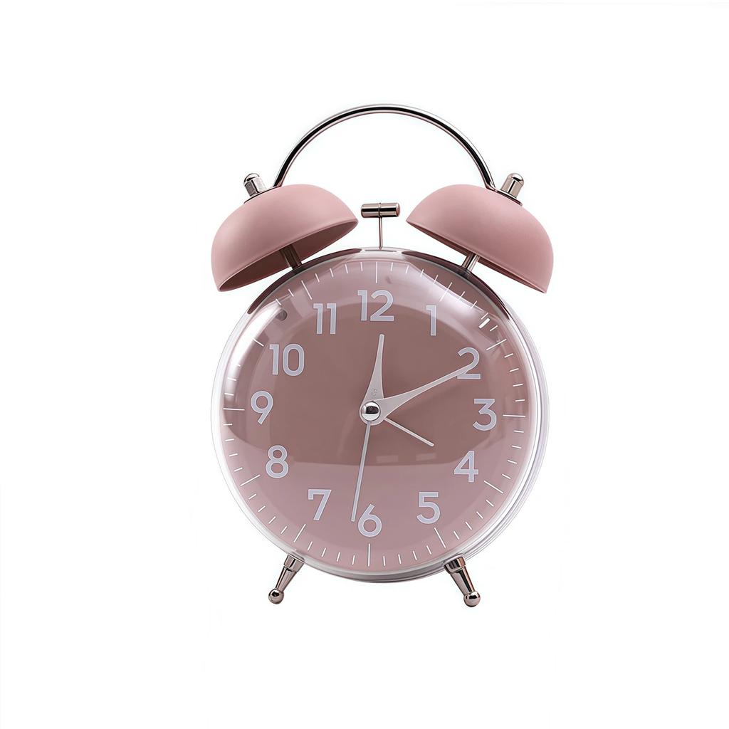 Battery Operated Clock Extra Loud Alarm Built-in Night Light Effective Sound Alarm Morning Routine For Bedroom