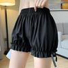 Victorian Gothic Lolita Safety Shorts Women Sweet Lace Ruffles Cotton Tiered Underwear Short Pants Girls Vintage