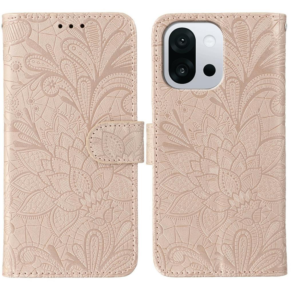 For OnePlus 13T 5G Case Lace Flowers PU Leather Flip Wallet Phone Cover