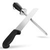 LMETJMA Премиум 12-дюймовый стержень для заточки ножей Chef Diamond Sharpening Honing Rod Stick для всех кухонных ножей KC0311
